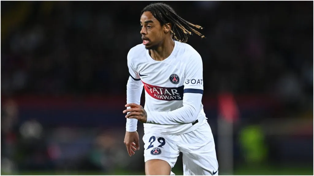 Bradley Barcola of Paris Saint Germain – David Ramos/Getty Images