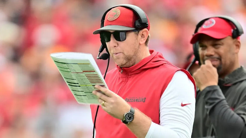 Liam Coen, the offensive coordinator of the Tampa Bay Buccaneers