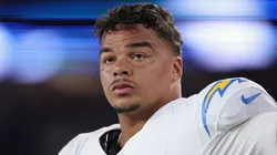 Linebacker Khalil Mack #52 of the Los Angeles Chargers during the NFL game at State Farm Stadium on October 21, 2024 in Glendale, Arizona. The Cardinals defeated the Chargers 17-15.
