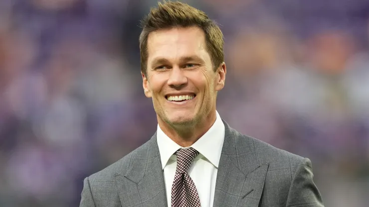 Former NFL player Tom Brady looks on prior to a game between the Green Bay Packers and the Minnesota Vikings at U.S. Bank Stadium on December 29, 2024 in Minneapolis, Minnesota.