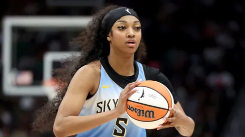 Angel Reese of Chicago Sky during the game against the Seattle Storm