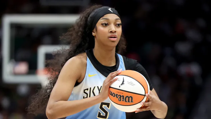 Angel Reese of Chicago Sky during the game against the Seattle Storm