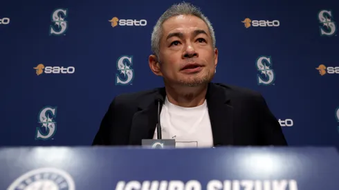 Former Seattle Mariners player Ichiro Suzuki reacts as he is elected into the National Baseball Hall of Fame, after receiving the results of the 2025 Baseball Writers Association of America (BBWAA) Hall of Fame Ballot, on Tuesday, January 21.