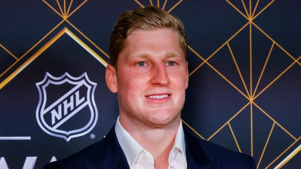 Nathan MacKinnon of the Colorado Avalanche arrives prior to the 2024 NHL Awards at BleauLive Theater at Fontainebleau Las Vegas on June 27, 2024 in Las Vegas, Nevada.