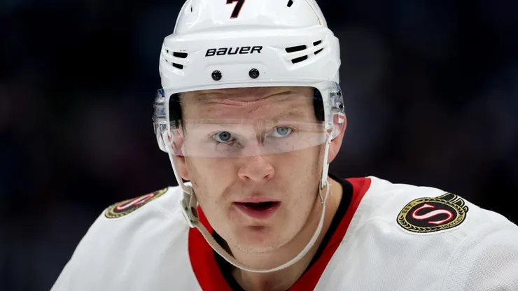 Brady Tkachuck of the Ottawa Senators
