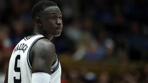 Khaman Maluach #9 of the Duke Blue Devils