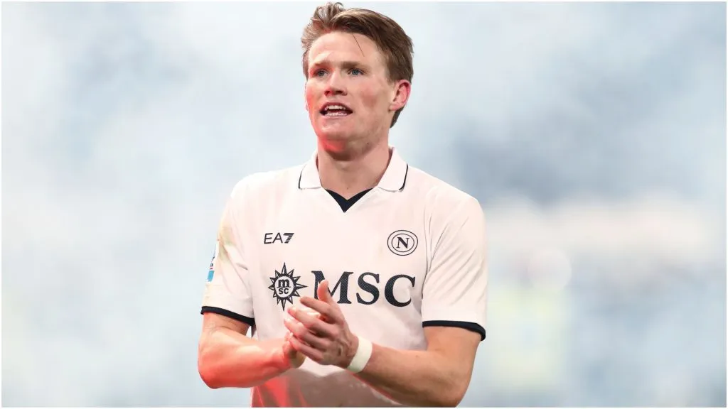 Scott McTominay of Napoli – Marco Luzzani/Getty Images