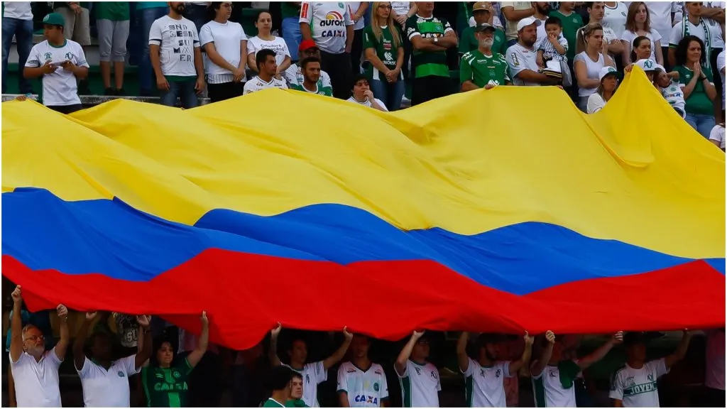 Fans with a Colombian flag – Buda Mendes/Getty Images