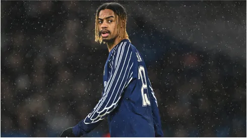 Bradley Barcola of Paris Saint-Germain