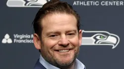 John Schneider, general manager of the Seattle Seahawks at Virginia Mason Athletic Center on February 01, 2024 in Renton, Washington.