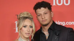 Brittany Mahomes and Patrick Mahomes attend the 2024 TIME100 Gala at Jazz at Lincoln Center on April 25, 2024 in New York City.