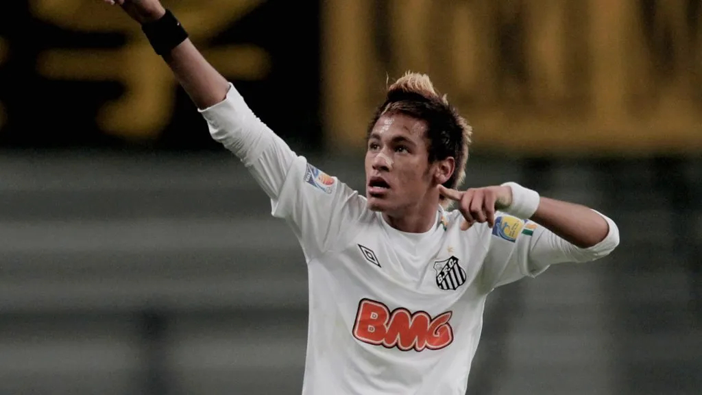 Neymar plays for Santos during the FIFA Club World Cup in 2011 (&nbsp;Lintao Zhang/Getty Images)