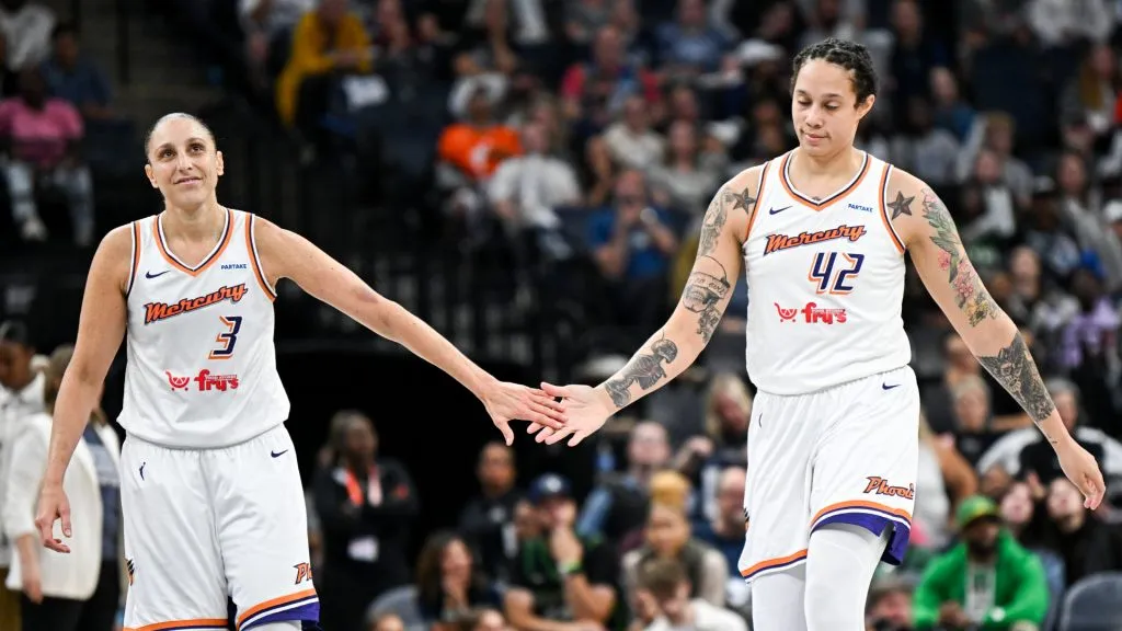 Diana Taurasi and Brittney Griner could leave Phoenix (Stephen Maturen/Getty Images)