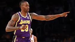 Dwight Howard #39 of the Los Angeles Lakers in the second quarter against the Cavaliers at Staples Center.