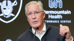 Pete Carroll, the head coach of Las Vegas Raiders