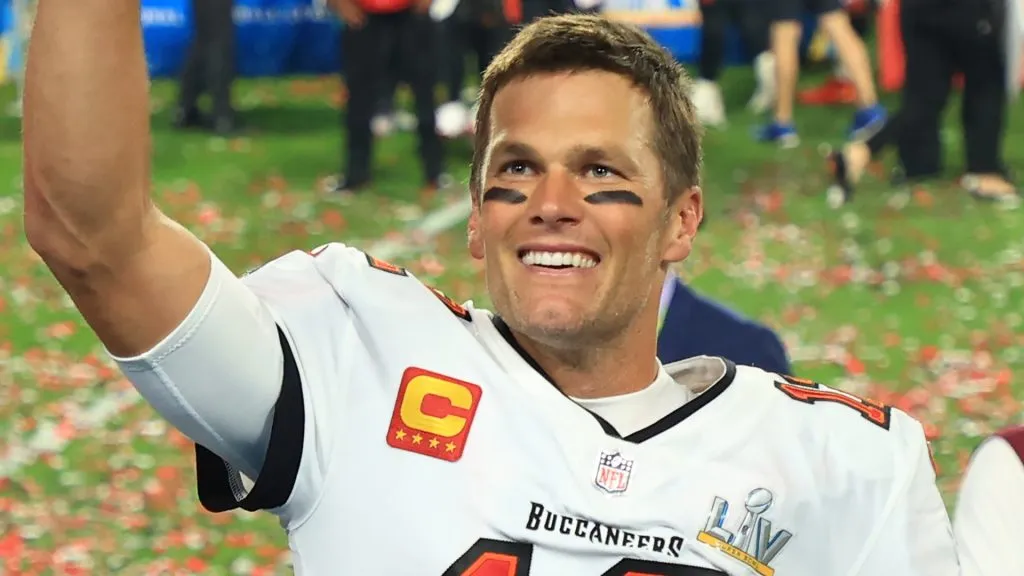 Tom Brady at the 2021 Super Bowl