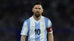 Lionel Messi during a qualifier game with Argentina.