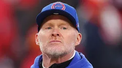 Head coach Sean McDermott of the Buffalo Bills looks on prior to playing the Kansas City Chiefs during the AFC Championship Game at GEHA Field at Arrowhead Stadium on January 26, 2025 in Kansas City, Missouri.