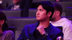 Shohei Ohtani of the Los Angeles Dodgers attends the game between the Los Angeles Lakers and the Portland Trail Blazers at Crypto.com Arena on December 08, 2024 in Los Angeles, California.