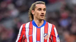 Antoine Griezmann of Atletico Madrid #7 looks on.