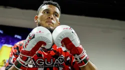 Boxer David Benavidez works out at Pound 4 Pound Gym on January 09, 2025 in Las Vegas, Nevada. Benavidez is scheduled to meet WBA light heavyweight champion David Morrell Jr. in a bout at T-Mobile Arena in Las Vegas on February 01.