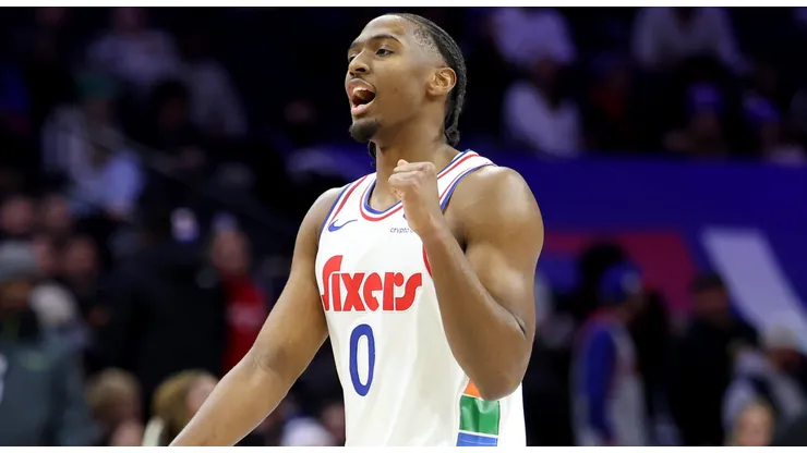 Philadelphia 76ers star Tyrese Maxey.