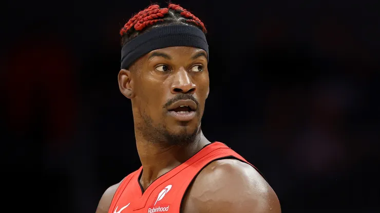 Jimmy Butler playing for the Miami Heat.