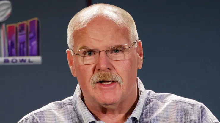 Andy Reid head coach of the Kansas City Chiefs