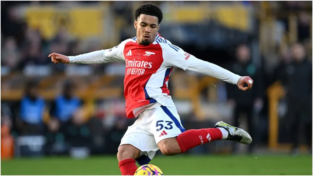 Ethan Nwaneri of Arsenal – Shaun Botterill/Getty Images