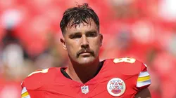 Travis Kelce tight end of the Kansas City Chiefs