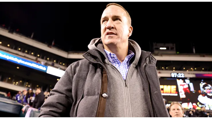 Peyton Manning is seen prior to a game between the New York Giants and Philadelphia Eagles in the NFC Divisional Playoff game at Lincoln Financial Field on January 21, 2023 in Philadelphia, Pennsylvania.