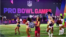 NFL cheerleaders perform during the 2025 NFL Pro Bowl Games