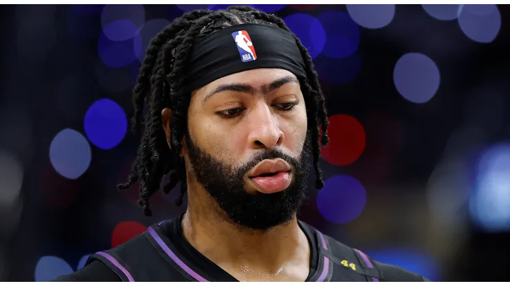 Anthony Davis #3 of the Los Angeles Lakers at Intuit Dome on January 19, 2025 in Inglewood, California.