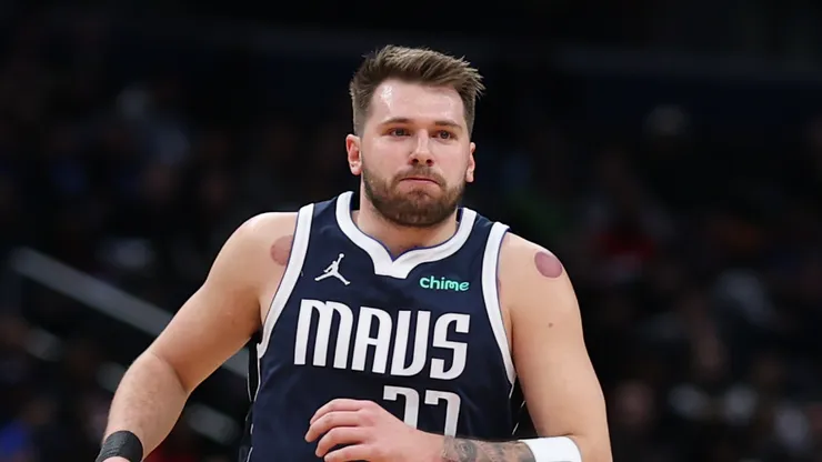 Luka Doncic #77 of the Dallas Mavericks