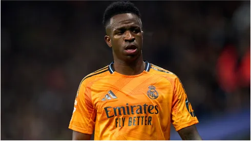 Vinicius Jr of Real Madrid during a LaLiga game.