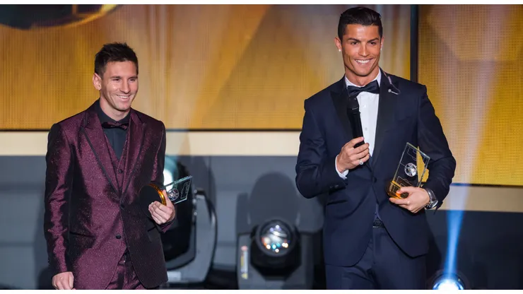 FIFA Ballon d'Or nominees Lionel Messi and Cristiano Ronaldo.