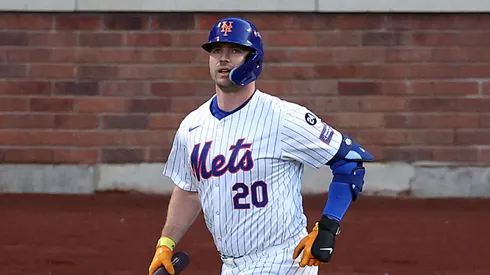 Pete Alonso #20 of the New York Mets.