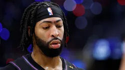 Anthony Davis during a game between Los Angeles Lakers and Los Angeles Clippers.