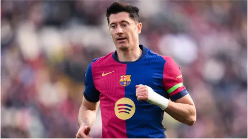 Robert Lewandowski of FC Barcelona