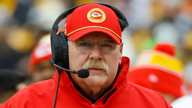 Andy Reid head coach of the Kansas City Chiefs