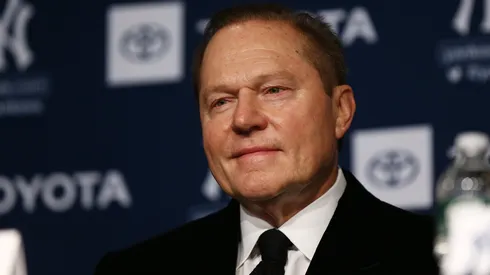 Scott Boras during a press conference.