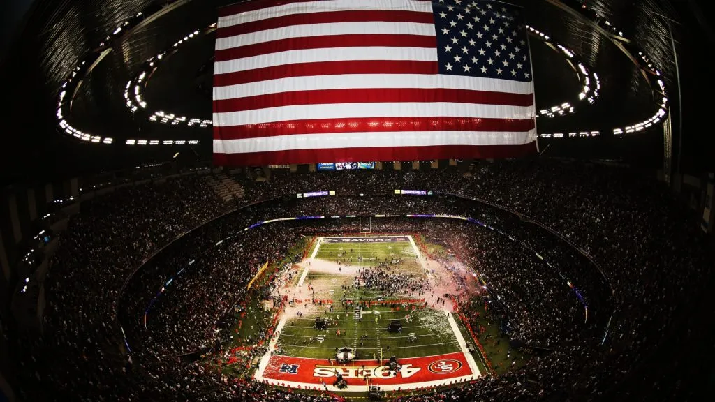 Celebration of the Baltimore Ravens 34-31 win against the San Francisco 49ers during Super Bowl XLVII at the Mercedes-Benz Superdome on February 3, 2013 in New Orleans. (Source: Chris Graythen/Getty Images)