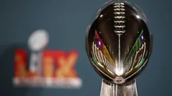 NEW ORLEANS, LOUISIANA - FEBRUARY 03: The Vince Lombardi Trophy is seen before NFL Commissioner Roger Goodell's Super Bowl Press Conference ahead of Super Bowl LIX at Caesars Superdome on February 03, 2025 in New Orleans, Louisiana. (Photo by Chris Graythen/Getty Images)