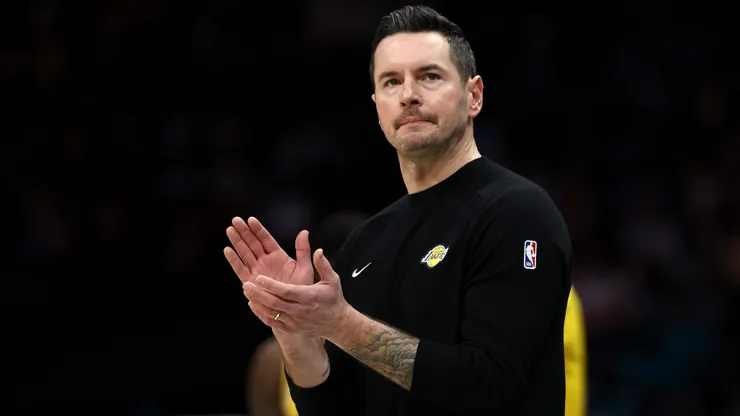Head coach JJ Redick of the Los Angeles Lakers.
