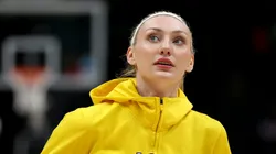 Cameron Brink of Los Angeles Sparks showed her support to Caitlin Clark