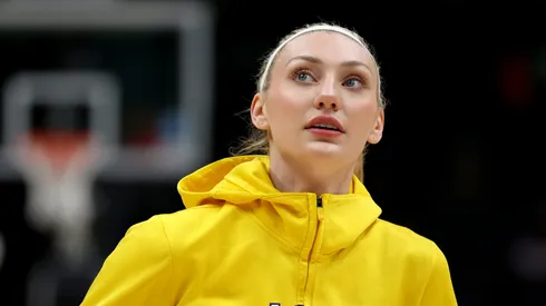 Cameron Brink of Los Angeles Sparks showed her support to Caitlin Clark