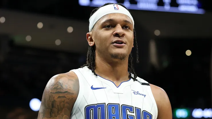 Paolo Banchero #5 of the Orlando Magic.