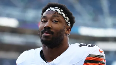 Myles Garrett, defensive end for the Cleveland Browns