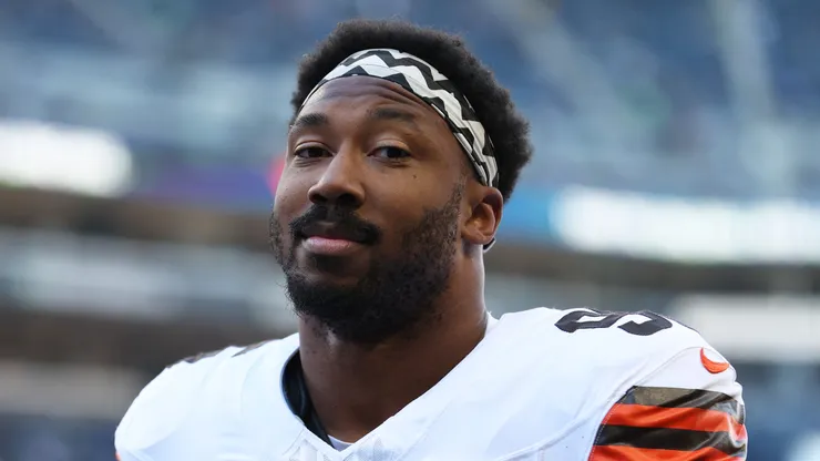Myles Garrett, defensive end for the Cleveland Browns