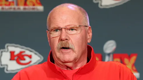 Andy Reid head coach of the Kansas City Chiefs